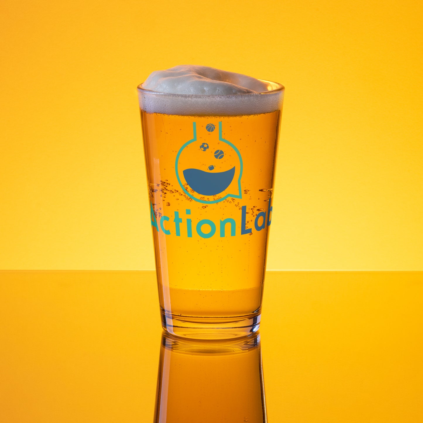 ActionLab Sports Shaker Pint Glass
