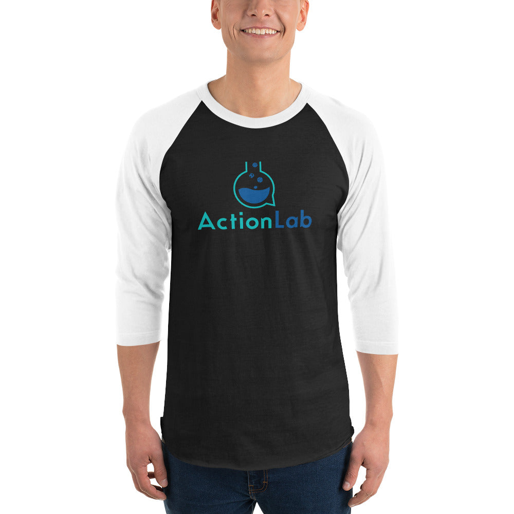 3/4 sleeve ActionLab raglan shirt