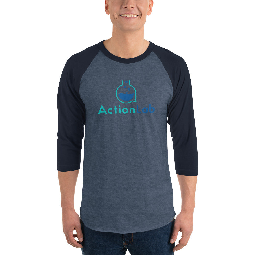3/4 sleeve ActionLab raglan shirt