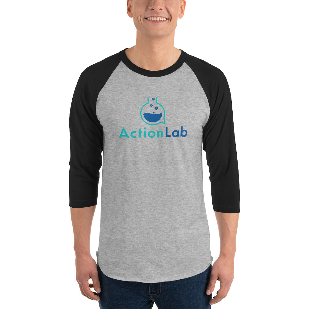 3/4 sleeve ActionLab raglan shirt