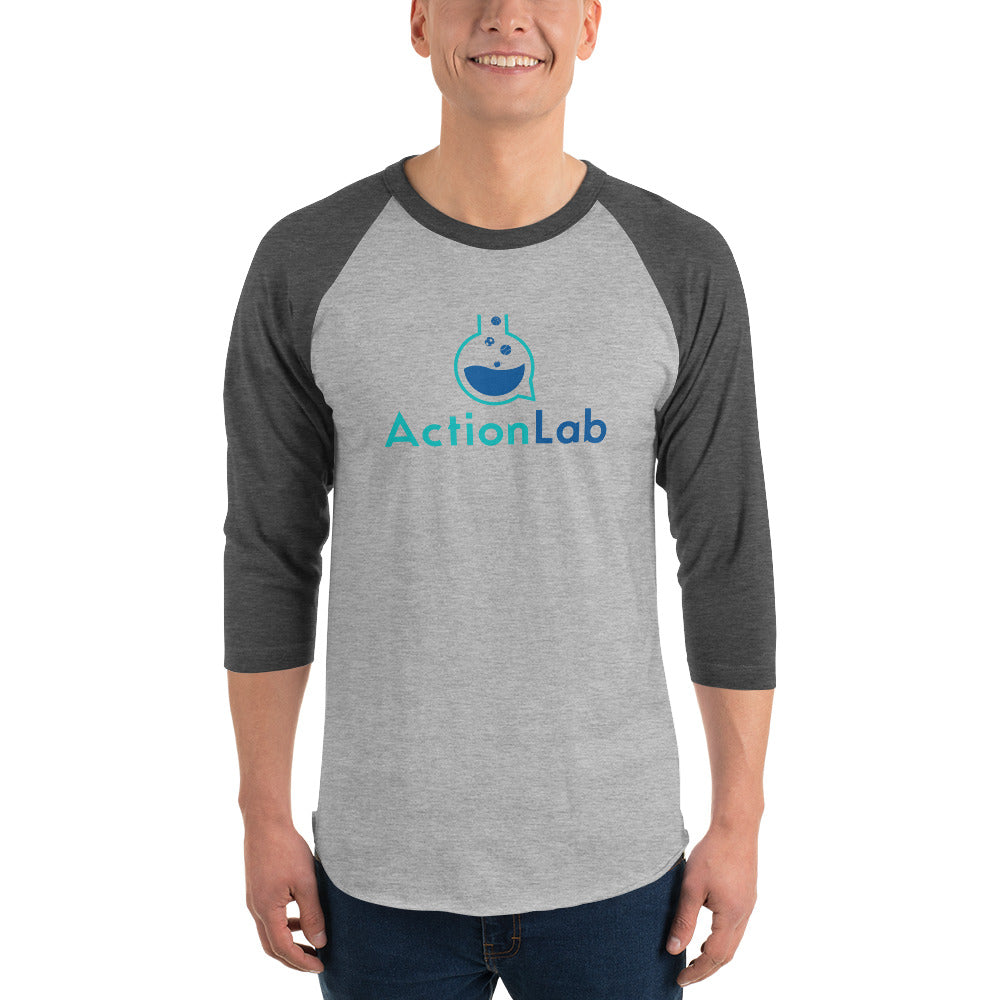 3/4 sleeve ActionLab raglan shirt