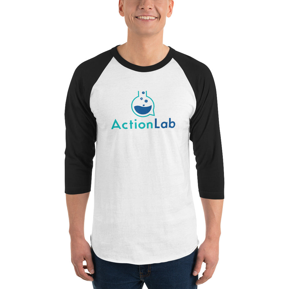 3/4 sleeve ActionLab raglan shirt